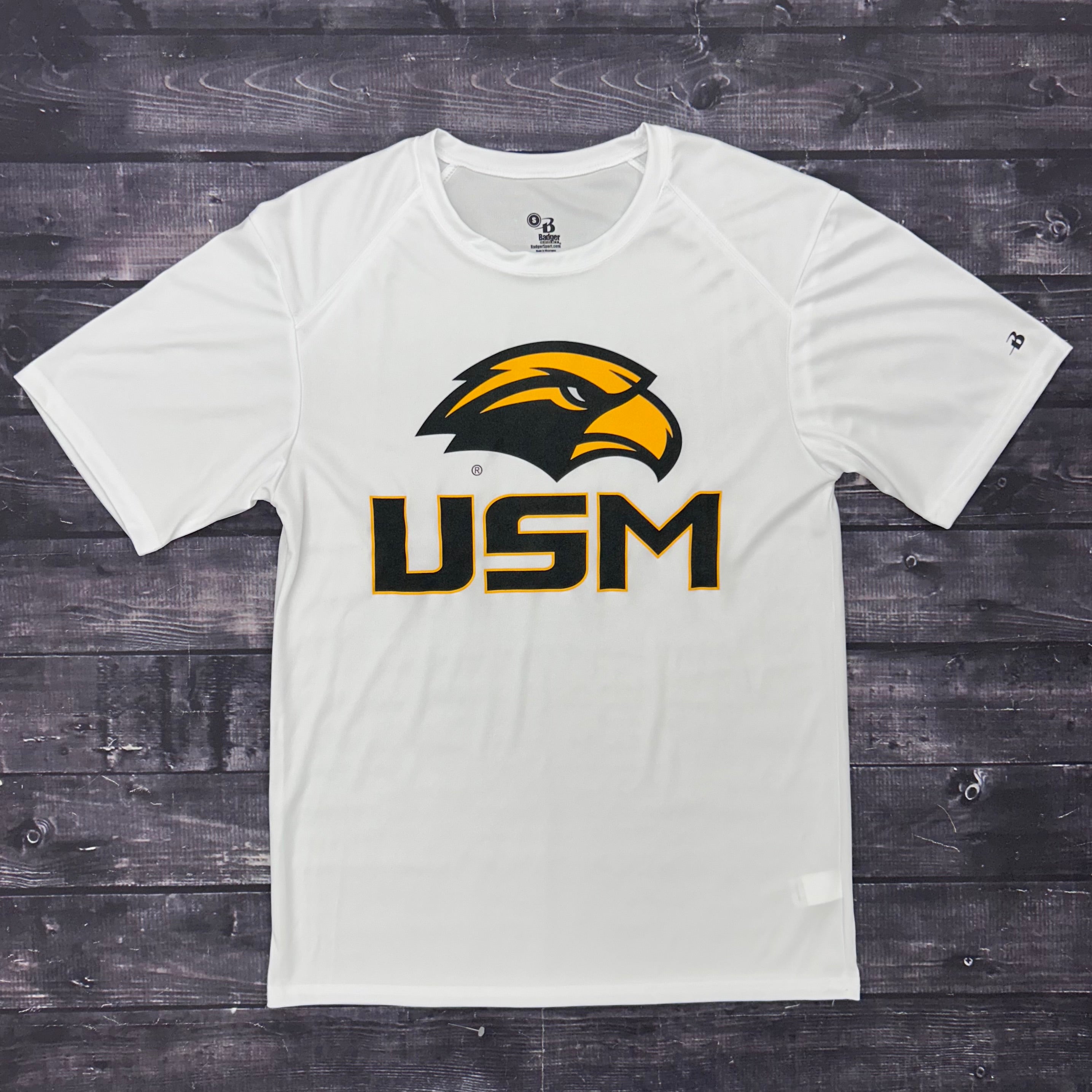 B-Core Short Sleeve T-Shirt with Eagle Head USM