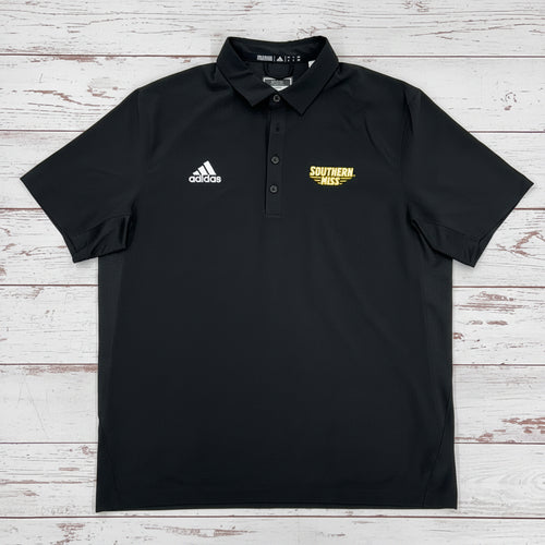 Adidas Men's Stadium Coaches Polo with Southern Miss Bars
