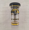 Travel Tumbler 16oz Eagle Head Southern Miss Yellow Stripe With Lid