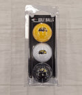 Golf Ball Clamshell 3PK Tri-Color with Eagle Head