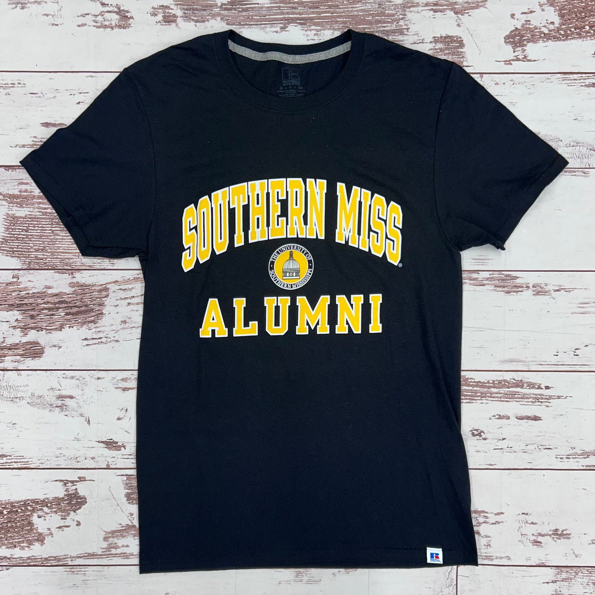 Essential Southern Miss Short Sleeve T-Shirt with Seal Alumni