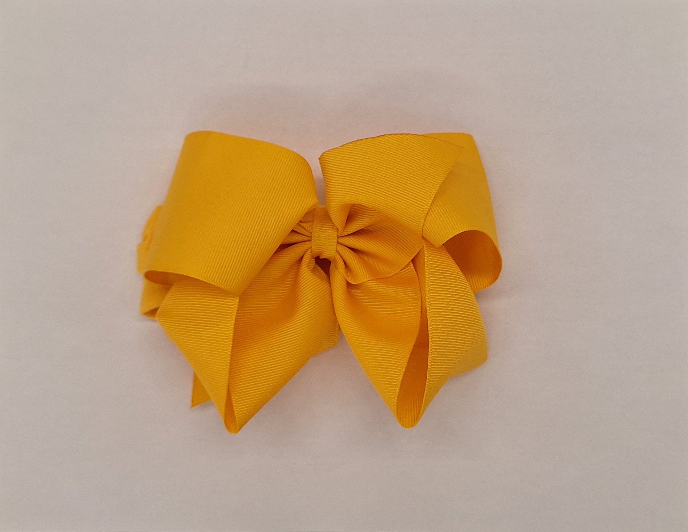 Hair Headband Bow XL Solid Gold