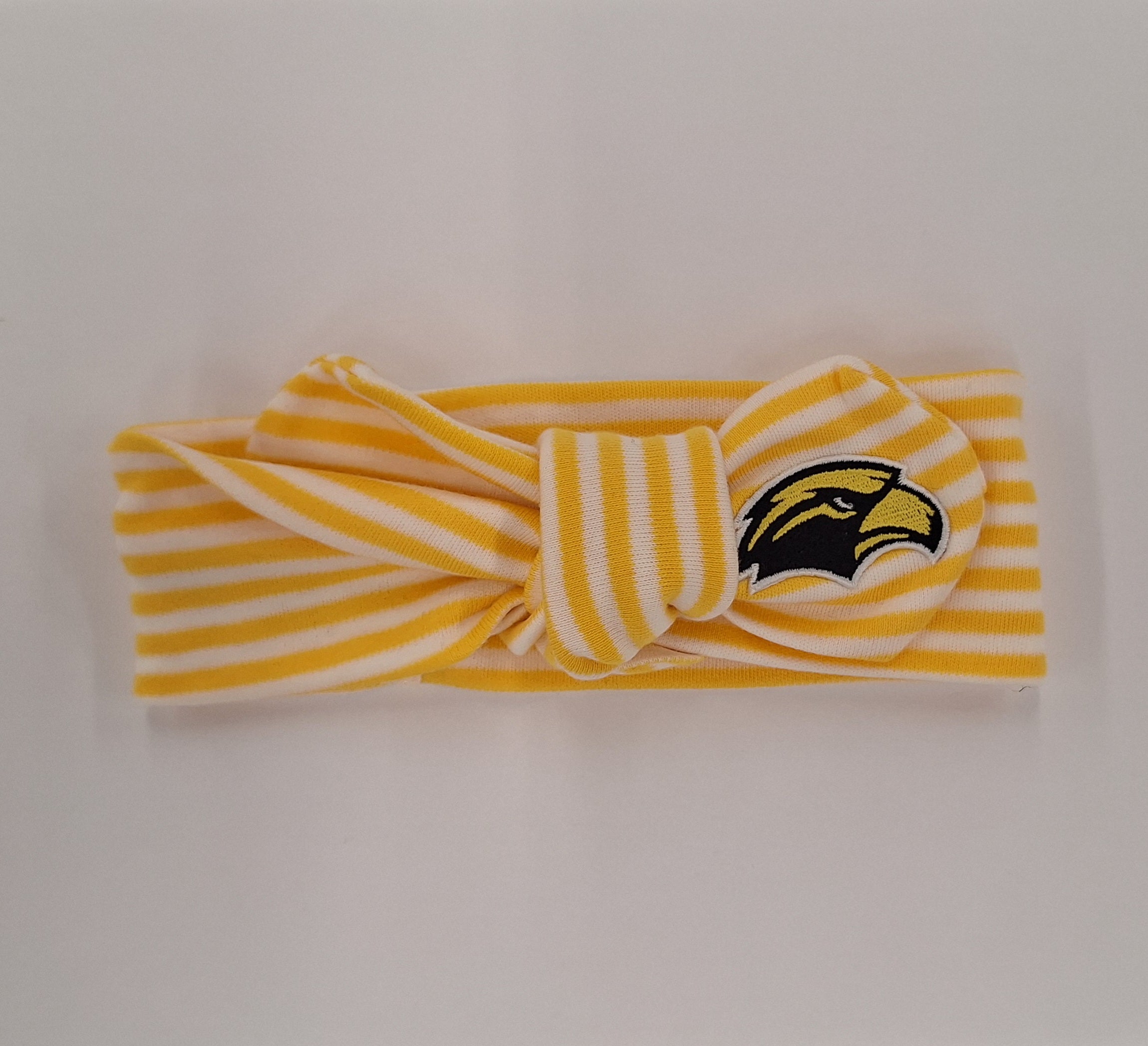 Baby Striped Headband Hairknot with Eagle Head