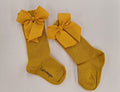 Baby Knee Socks with Grosgrain Bow
