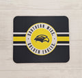 Tech Mouse Pad Strps Gold White Southern Miss Eagle Head Golden Eagles