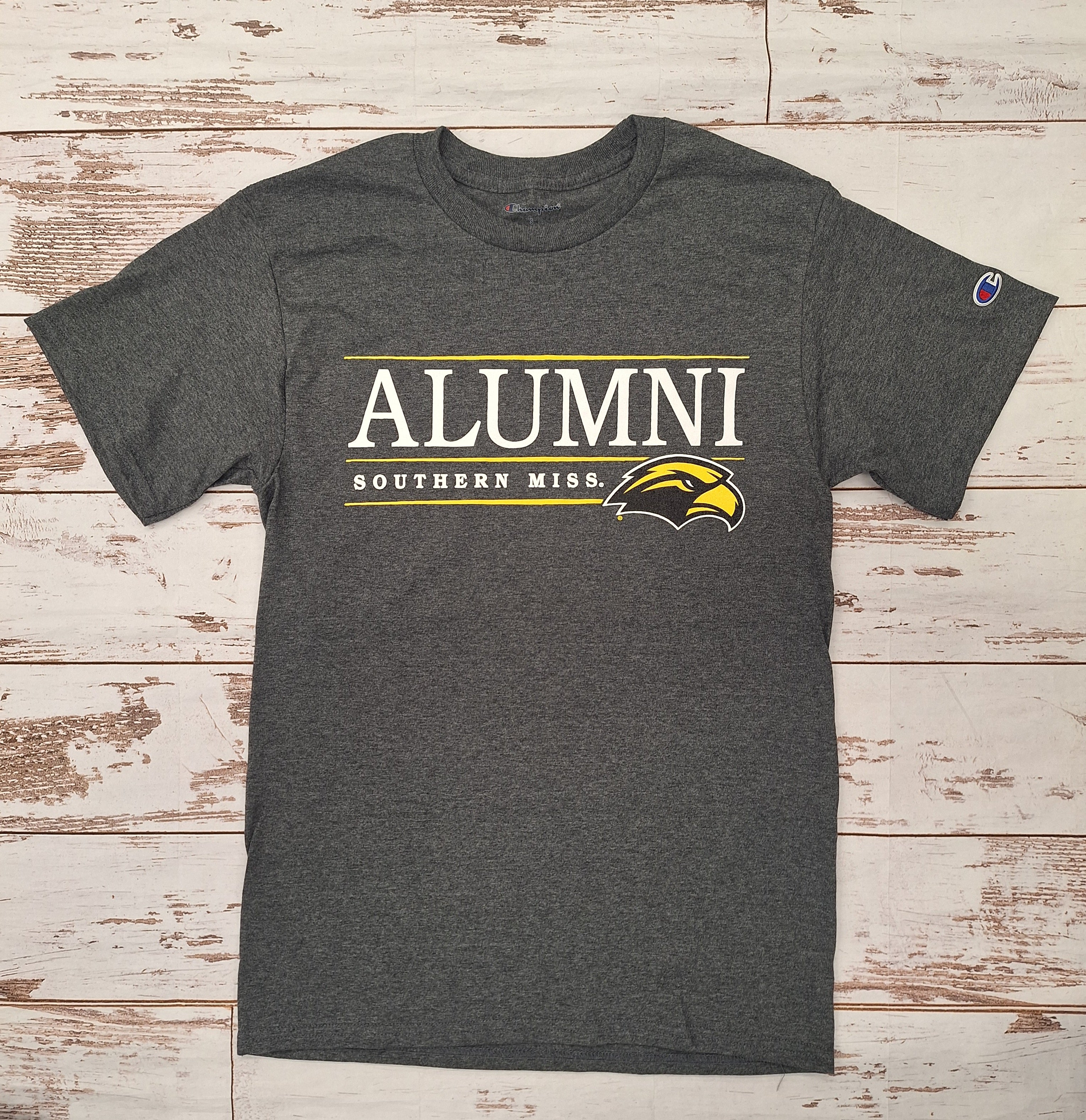 Champion T-Shirt Alumni Bars with Eagle Head