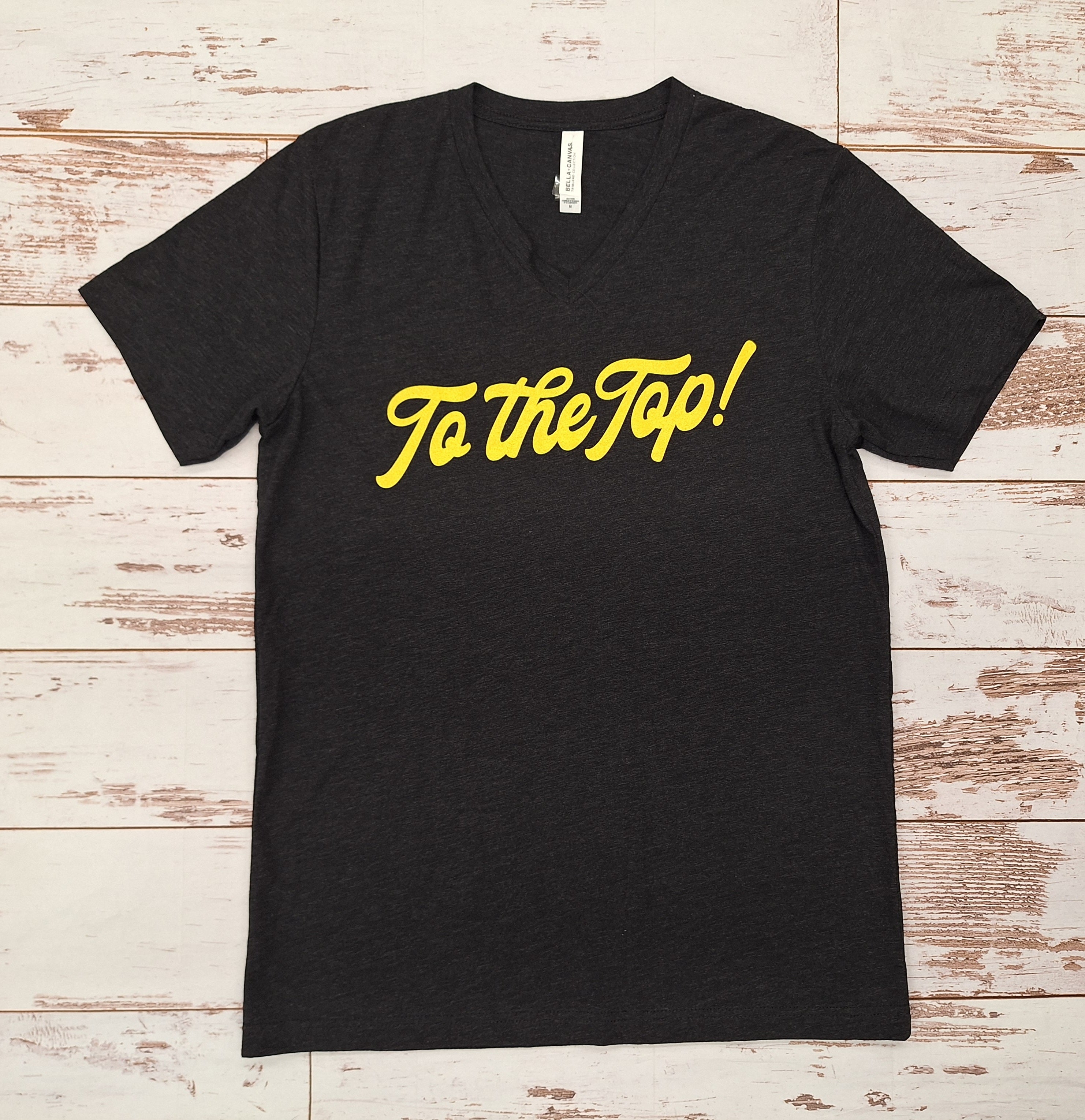 T-Shirt Women's V-neck Short Sleeve Battle Cry Full Front TTT Script