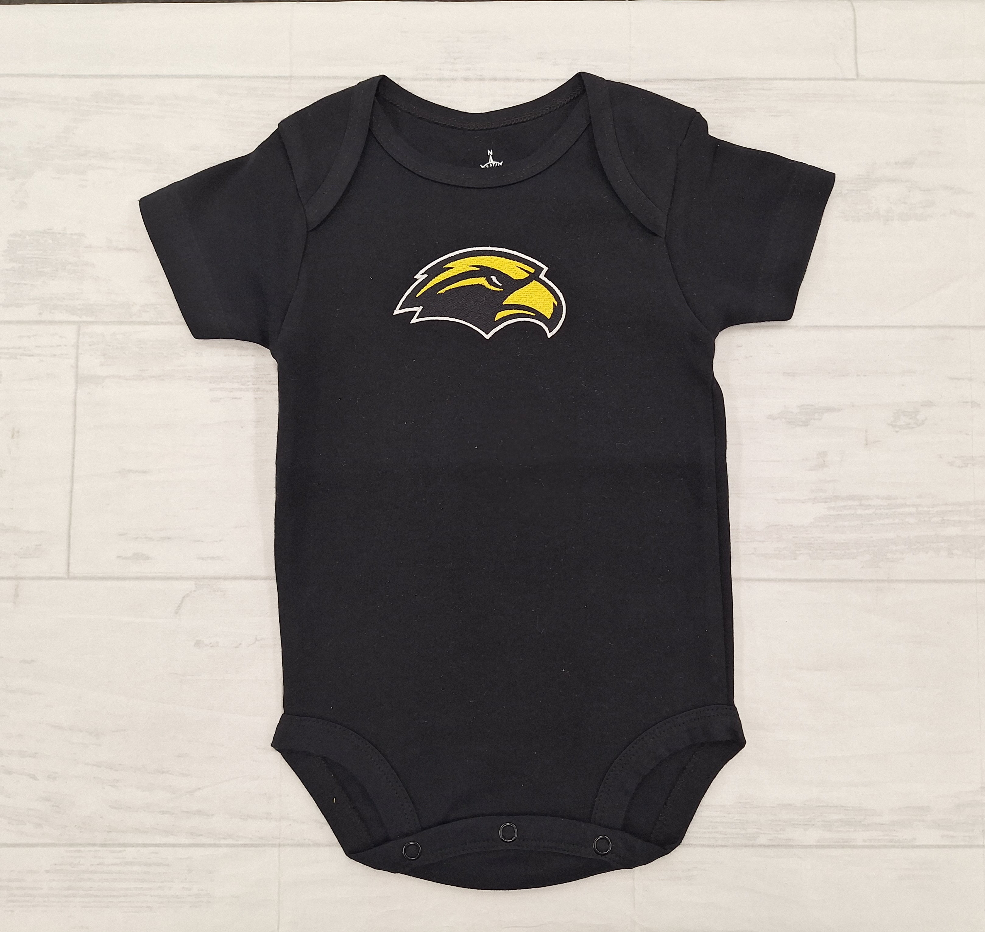 Solid Baby Onesie with Eagle Head