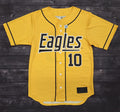 Jersey Baseball Full Button Eagles 10