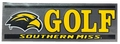 Auto Decal Eagle Head Golf Southern Miss