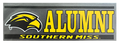 Auto Decal Eagle Head Alumni Over Southern Miss