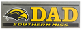 Auto Decal Eagle Head Dad Over Southern Miss