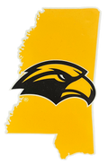 Auto Decal Mississippi Emblem Eagle Head