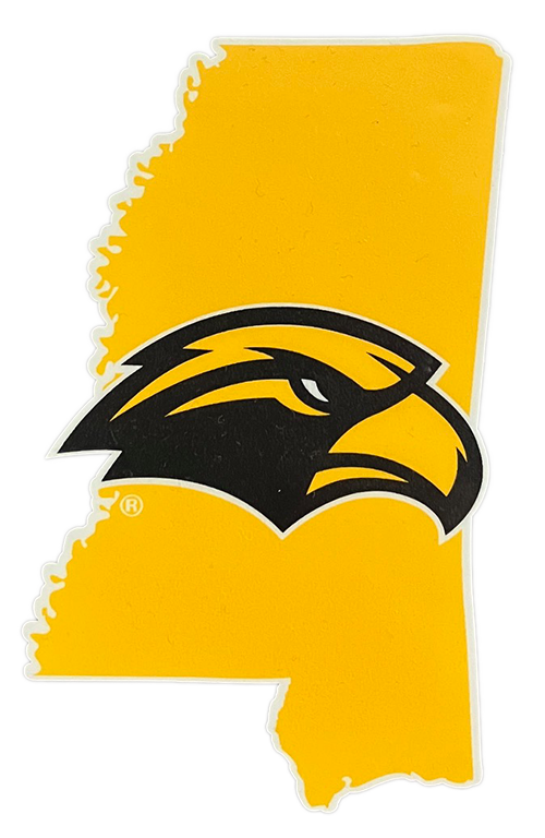 Auto Decal Mississippi Emblem Eagle Head
