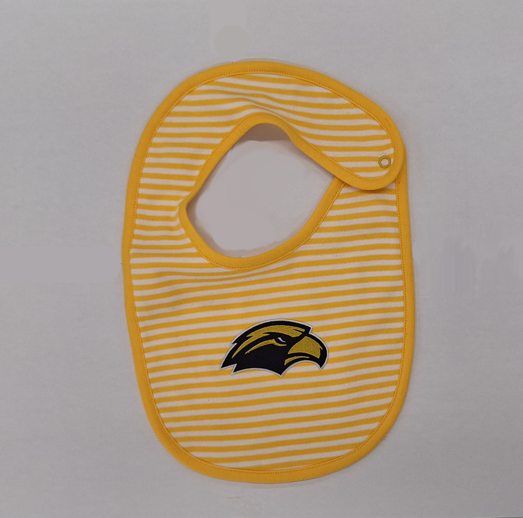 Baby Bib Stripe Eagle Head