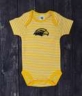 Creative Knitwear Baby Striped Onesie with Eagle Head