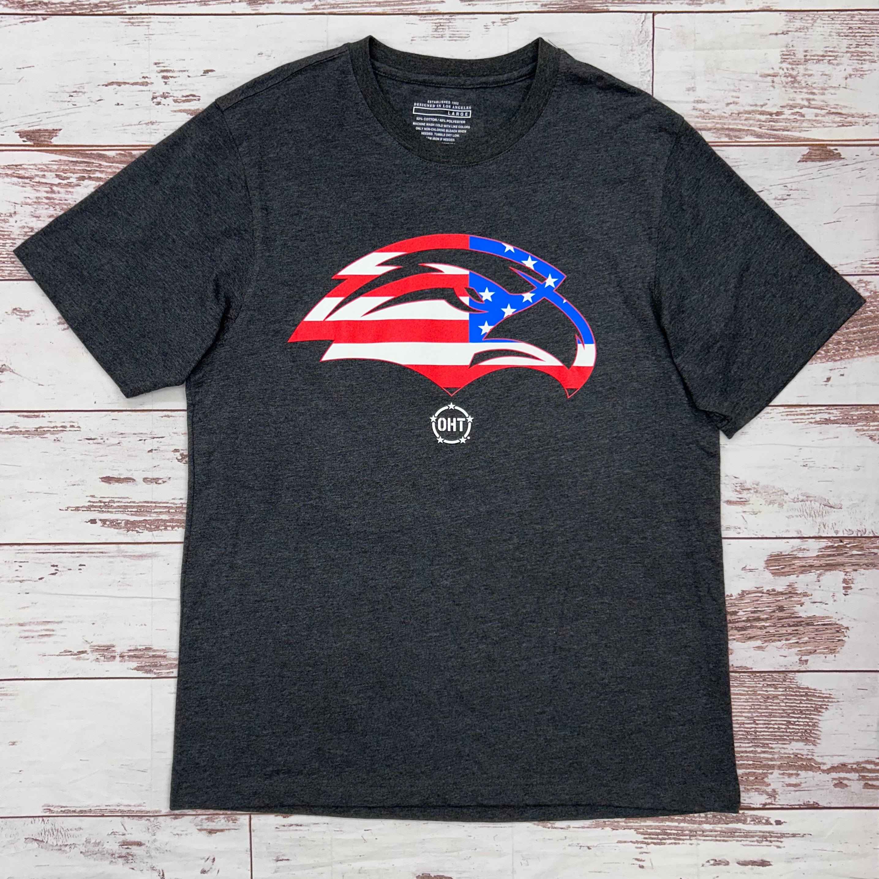 Eagle Head USA Flag Short Sleeve T-Shirt