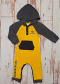 Colosseum Athletics Baby Onesie Truffle Shuffle Hooded Onesie with Multiple Logos