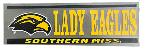Auto Decal Lady Eagles Southern Miss