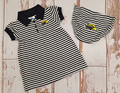 Baby Gameday Stripe Dress and Bloomer