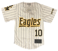 Youth Jersey Baseball Pinstripe Eagles #10