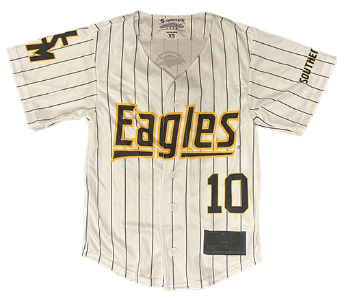 Youth Jersey Baseball Pinstripe Eagles #10