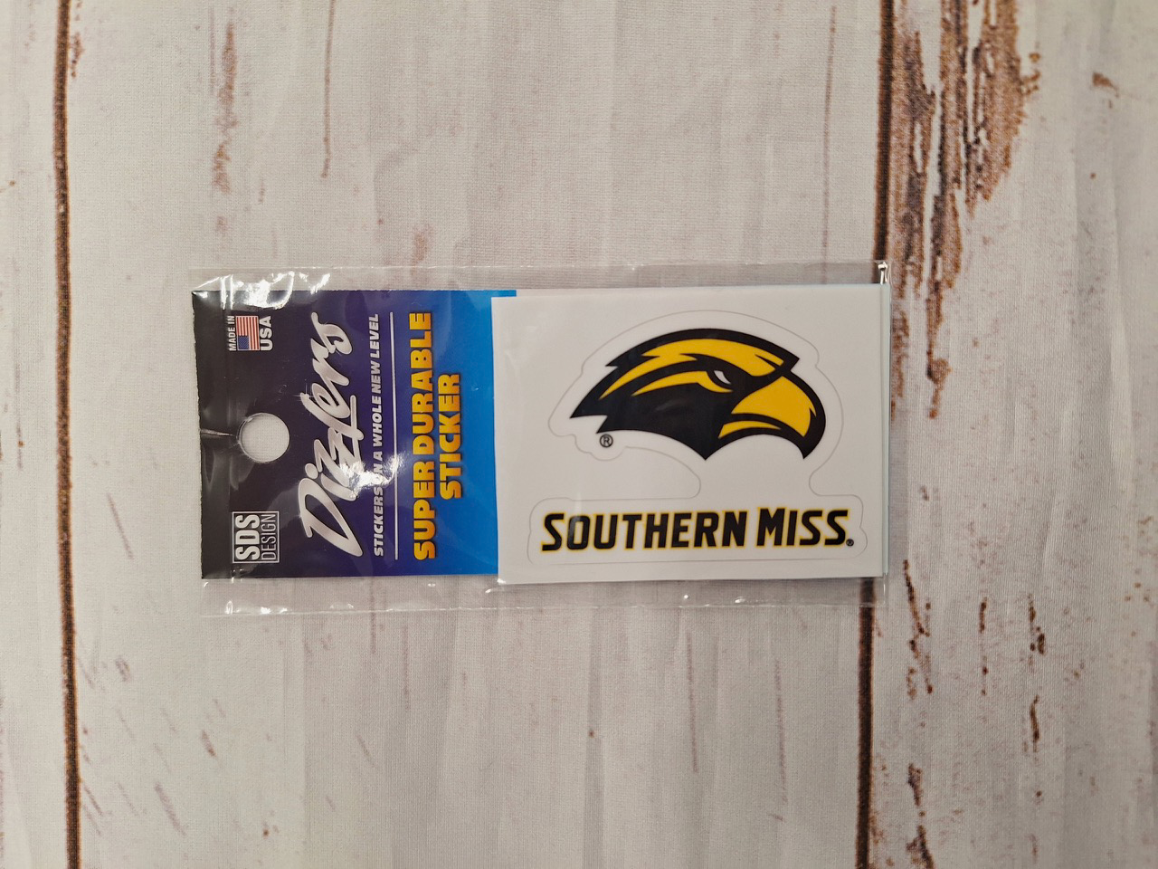 SDS Designs Auto Decal 2" Eagle Head Southern Miss
