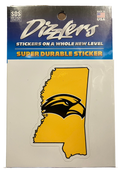 SDS Design Associates Auto Decal 3" Eagle Head In Mississippi
