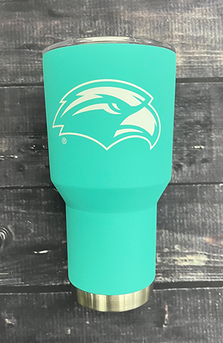 Tumbler Gt Sidekick 30 oz Teal with Lid White Eagle Head