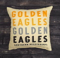 Pillow Linen Golden Eagles Southern Miss