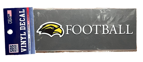 Auto Decal 6" Eagle Head Football