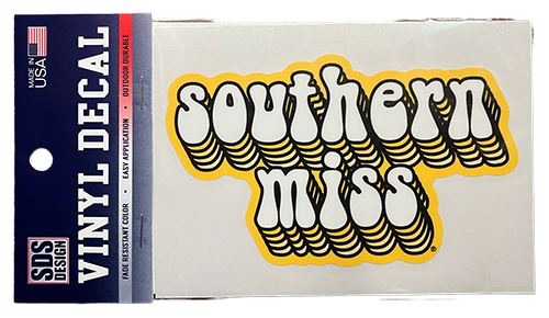 Auto Decal 5" Southern Miss Bubble