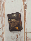 Wallet Leather Trifold Roper Mossy Oak Eagle Head Concho