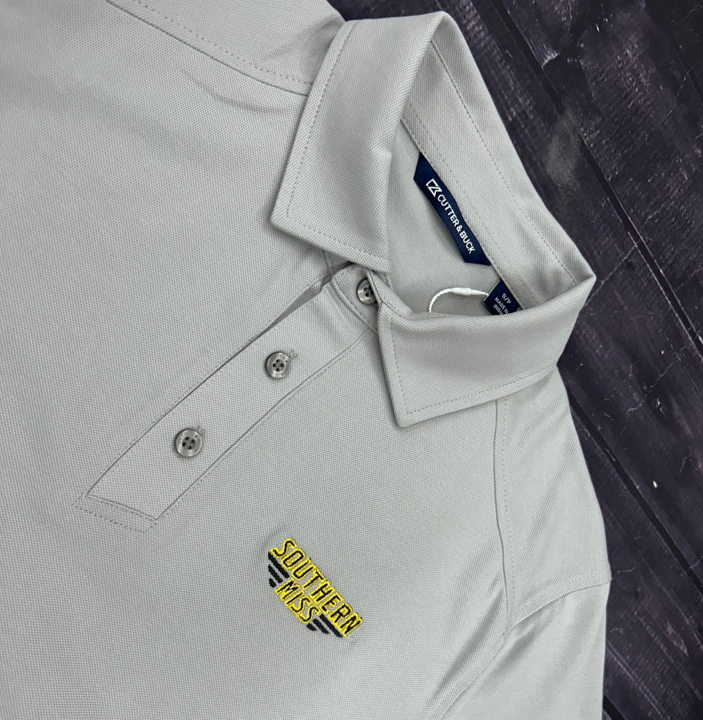 Cutter & Buck Men's Advantage Eco Refresh Polo with Southern Miss Bars