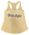 Tank Top Women's Essential Racerback Golden Eagles Script