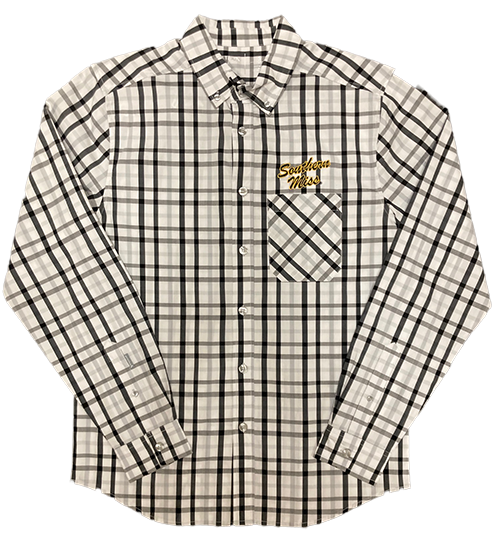 Antigua Men's Button Down Long Sleeve Southern Miss Script