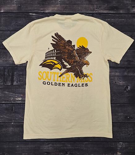 T-Shirt Short Sleeve Live Mascot Stadium Attack Eagle