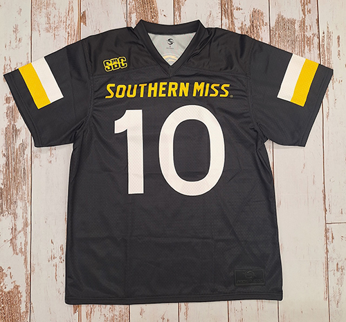Jersey Football Southern Miss 10 Sleeve 2 Stripes Eagle Head 10