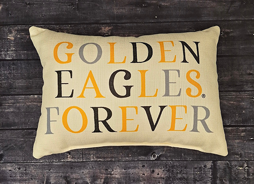 Pillow Linen Golden Eagles Forever