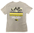T-Shirt Short Sleeve Palm Color Stripes