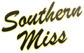 Auto Decal Southern Miss Script