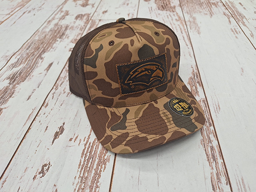 Cap Baseball Rectangle Old School Patch Eagle Head