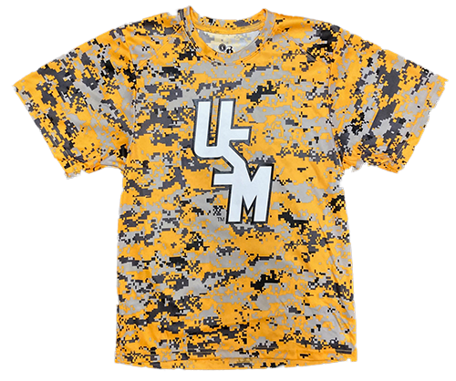 Youth T-Shirt Short Sleeve Digital Stacked USM