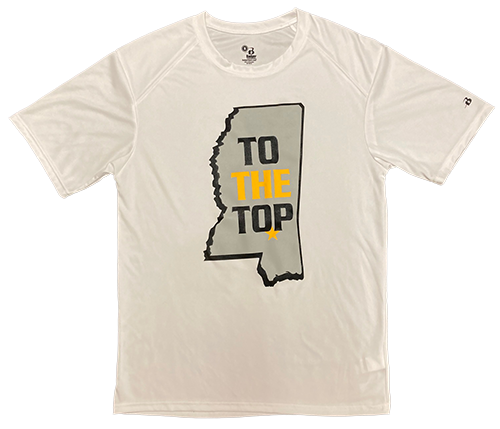 T-Shirt Short Sleeve B-Core Mississippi Shape To The Top