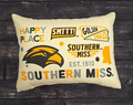 Pillow Linen Collegiate Cluster Various Logos