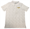 Youth Polo Earnest Football Print Grey Southern Miss Bars