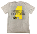 T-Shirt Short Sleeve Fight Song with State of MS outline