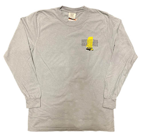 T-Shirt Long Sleeve Fight Song State of MS outline