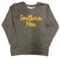 Sweatshirt Women's Back To Basics Southern Miss Gold Glitter Script