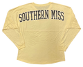 Women's Pom Pom Southern Miss Jersey T-Shirt with Eagle Head